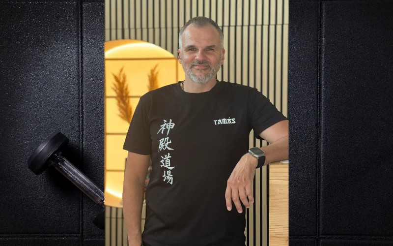 SHINDEN DOJO 124 funkcionális edzőpóló, férfi, Limitált!
